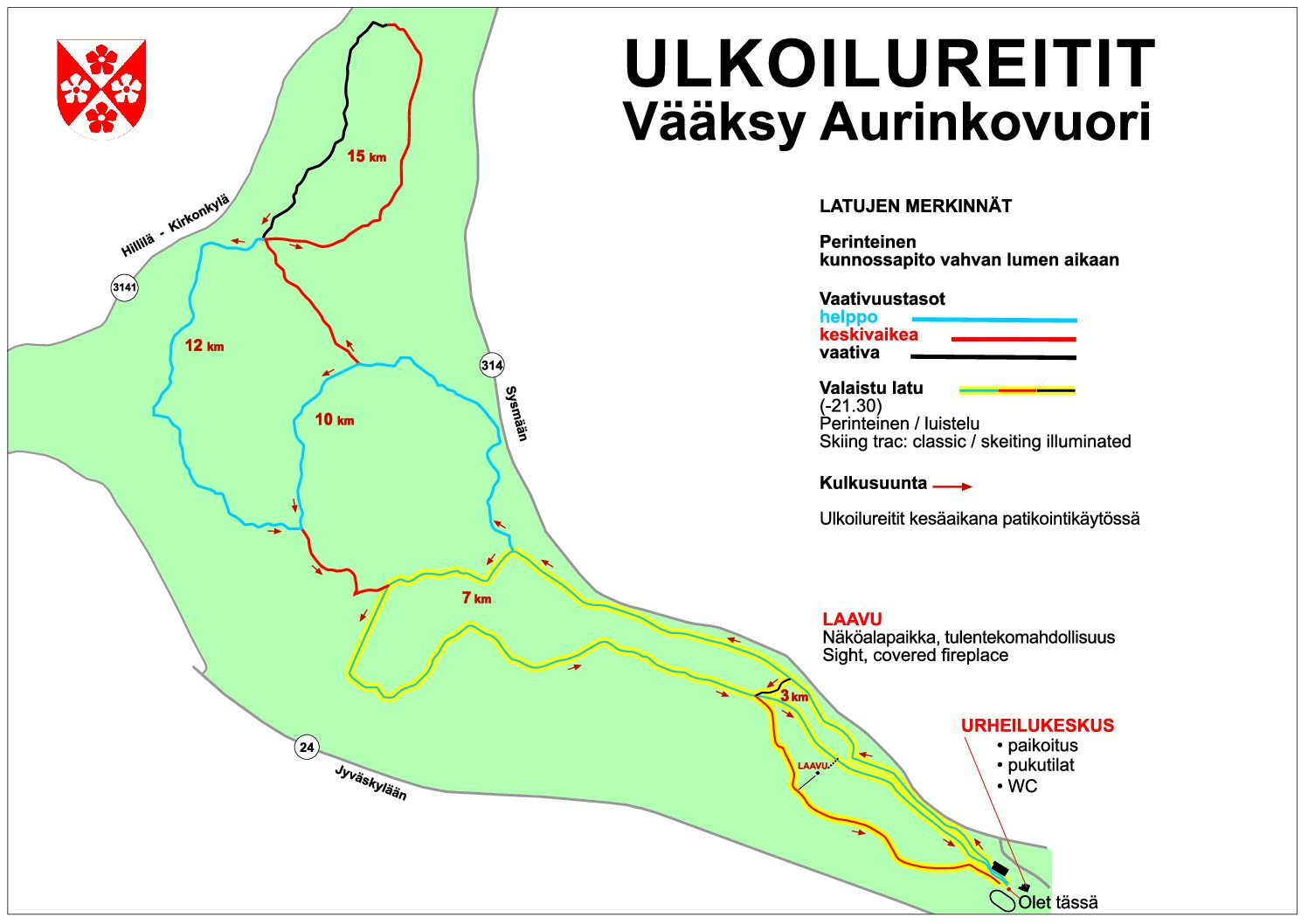 Asikkalan-ulkoilureittikartta